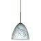 Besa Lighting Vila Cord Pendant, Marble Grigio, Bronze Finish, 1x60W Incandescent 1JT-4470MG-BR - alternate 1
